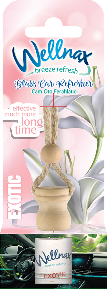 Auto Lufterfrischer Glas Exotisch