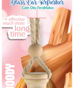 Auto Lufterfrischer Glas Holznote